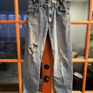 Mens Wrangler distressed jeans